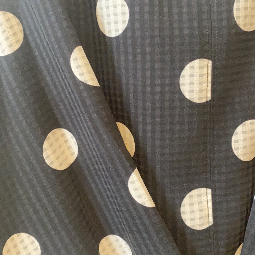 Ann Taylor Sleeveless polka dot blouse - Picture 2 of 5